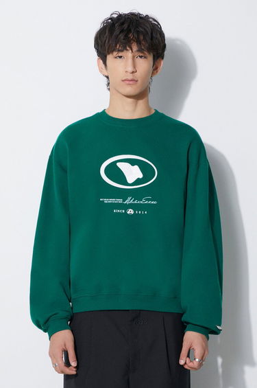 Mikina ADER ERROR Etik Logo Graphic Sweatshirt Zelené | BMADFWSW0103, 0