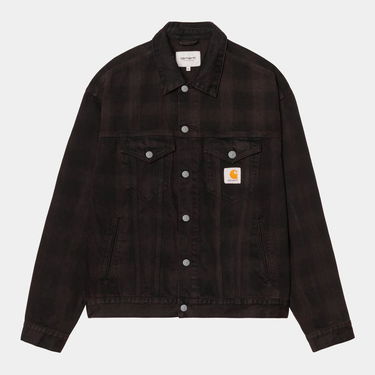 Bunda Carhartt WIP Everson Trucker Jacket Everson Print garment dyed Hnedá | I036266_9, 0