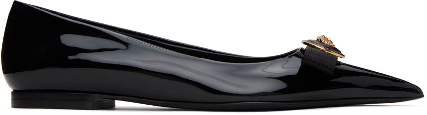 Šaty Versace Versace Gianni Ribbon Ballerina Flats Čierna | 1013456_1A08983_1B00V, 0