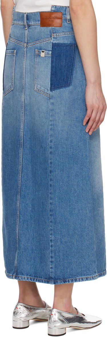 Sukňa Max Mara Weekend Max Mara Gesso Denim Midi Skirt Modrá | 2515101061600, 2