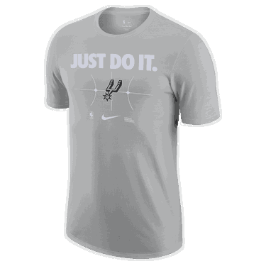 Tričko Nike NBA SAN ANTONIO SPURS ESSENTIAL JUST DO IT T-SHIRT, FLT SILVER Šedá | FQ6300-007, 2