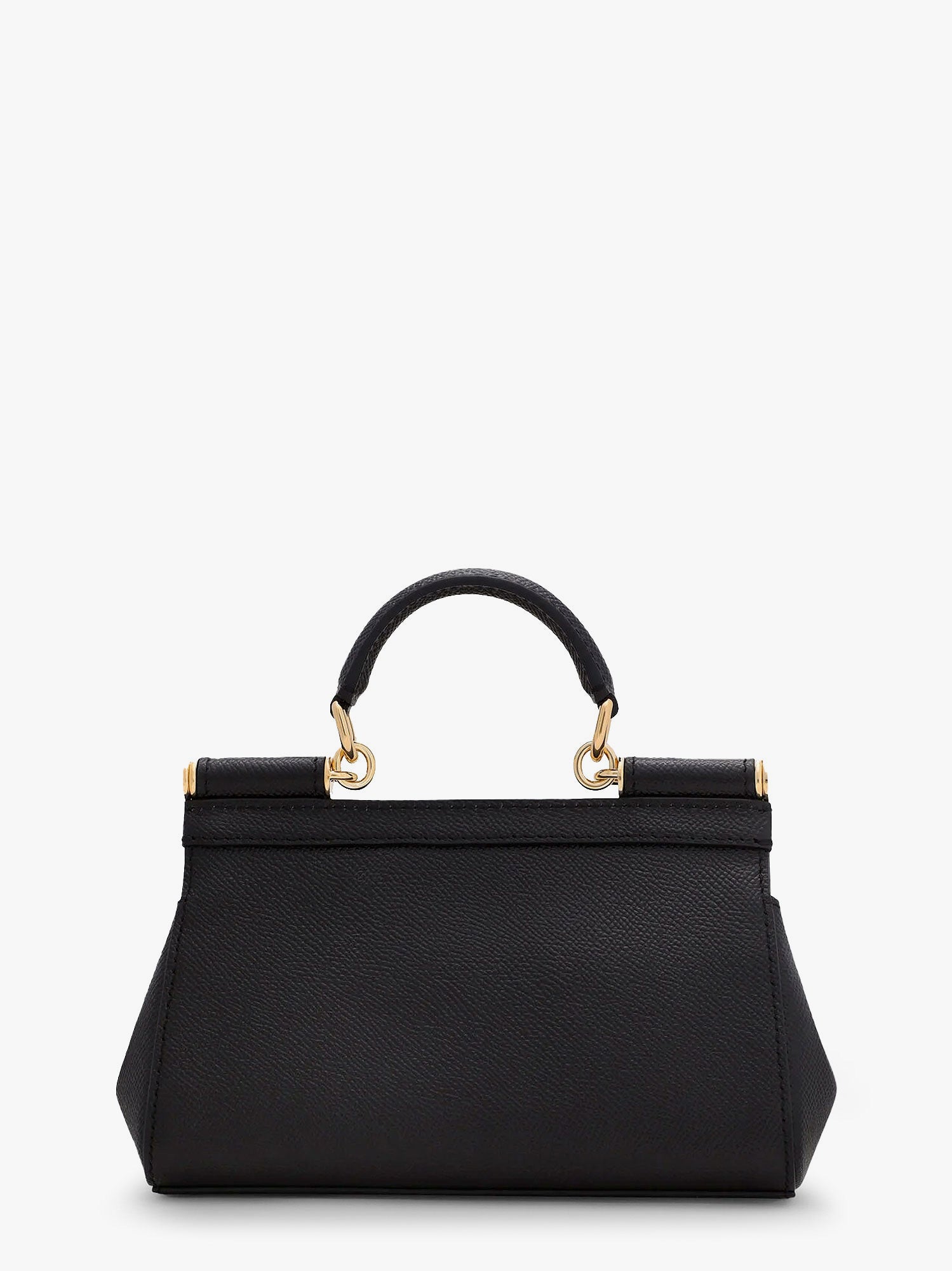 Kabelka Dolce & Gabbana Dolce & Gabbana Sicily Small Dauphine Leather Top Handle Bag Čierna | BB7116B100180999, 1