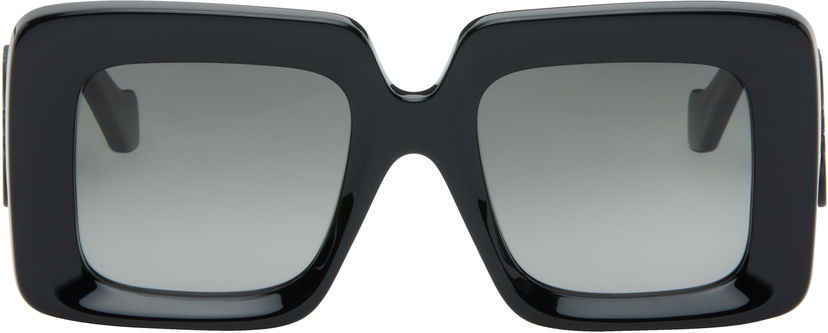 Slnečné okuliare Loewe Beveled Square Maxi Anagram Sunglasses Čierna | LW40176U@5101B 840126866032