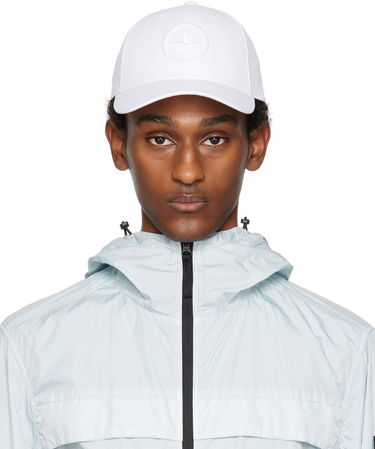 Šiltovka Stone Island Embroidered Cap Biela | 801599661, 0