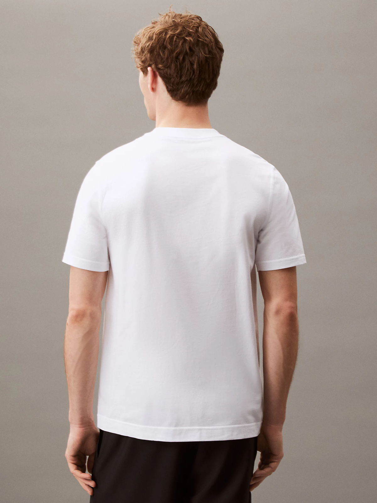 Tričko CALVIN KLEIN Calvin Klein Graphic Short Sleeve T-Shirt Biela | LVGMS5K182-100, 1