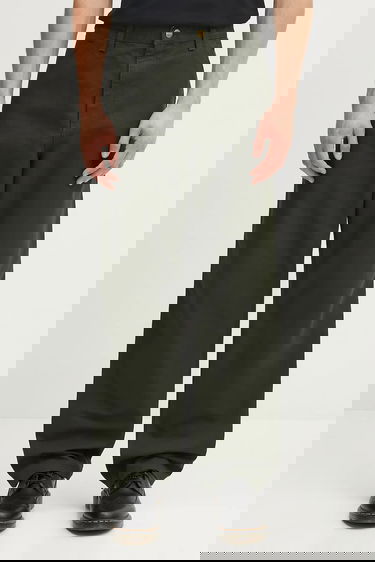 Nohavice Carhartt WIP Single Knee Wide Leg Pant Zelené | I031497.4902, 0