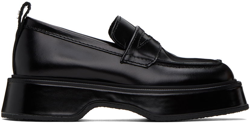 Tenisky a topánky AMI Square Toe Loafers Čierna | USV052.AL0016