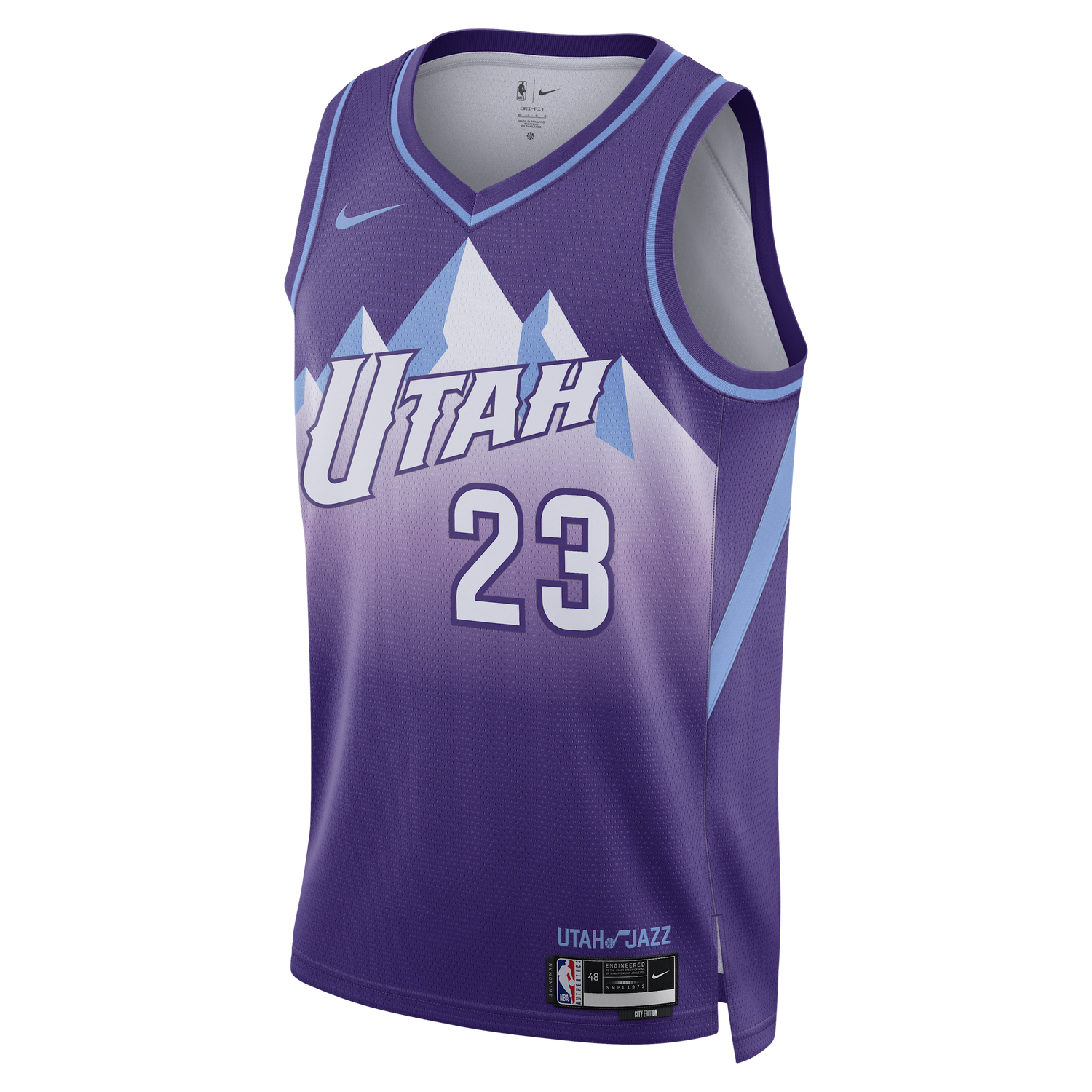 Dres Nike Swingman Lauri Markkanen Jazz City Edition 2024/25 Jersey Fialová | FQ4363-506, 1