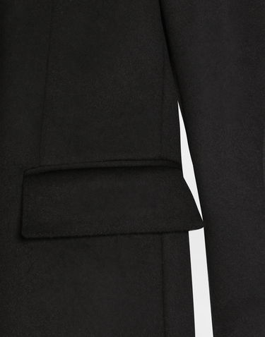 Kabáty Dolce & Gabbana Single-breasted Coat In Bonded Cloth Čierna | F0W3ATGDDC1N0000, 2