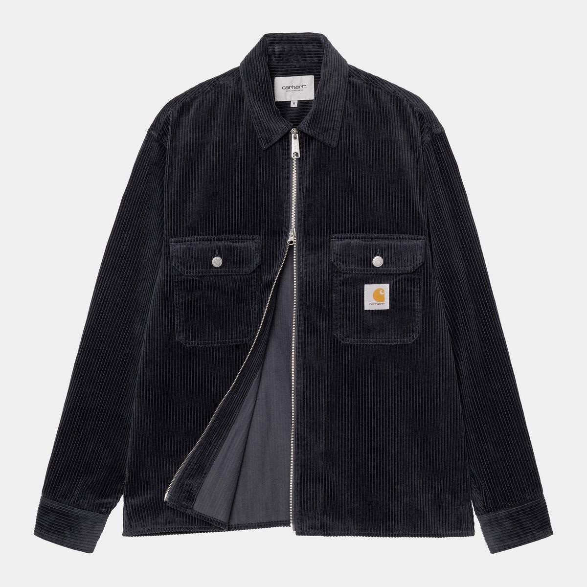Bunda Carhartt WIP Carhartt WIP Reynold Corduroy Shirt Jacket Navy | I036049_9, 1