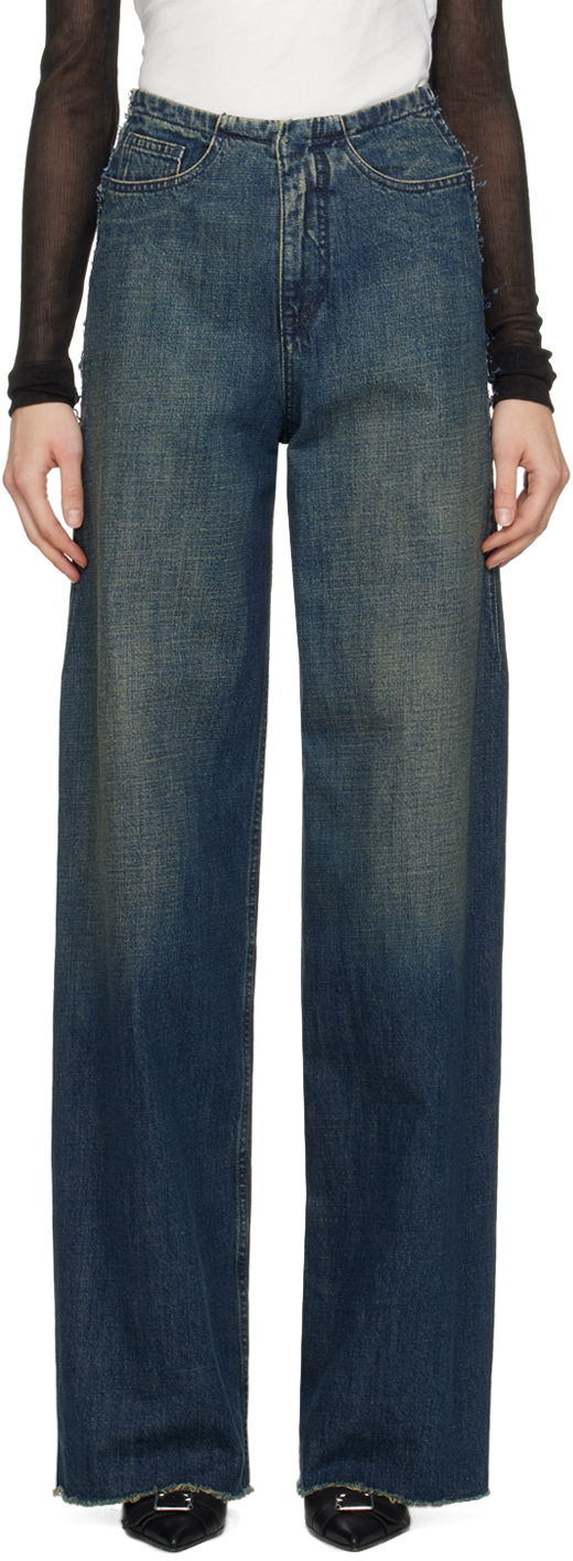 Džínsy Maison Margiela MM6 Five-Pocket Jeans Navy | S52KA0482 S30888, 0