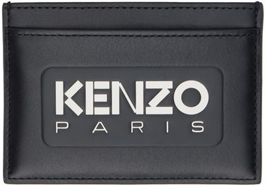 Peňaženka KENZO Paris Emboss Leather Card Holder Čierna | FE58PM820L44, 0