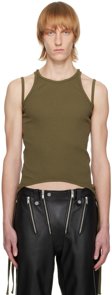 Tielko Dion Lee Split Tie Tank Top Zelené | C3019R22, 0