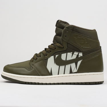 Tenisky a topánky Jordan Air Jordan 1 High OG "Olive Canvas" Zelené | 555088-300, 1