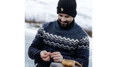 Kulicha FJÄLLRÄVEN Byron Ribbed Knit Beanie Čierna | F77388-550, 4