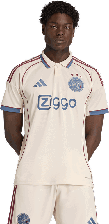 Dres adidas Originals Ajax Amsterdam Third Jersey 2025/26 Béžová | jp1446, 4