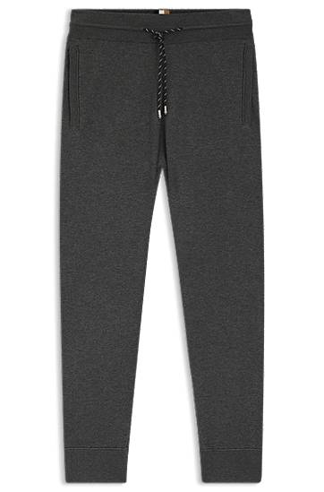 Súprava BOSS Regular-fit tracksuit bottoms in cotton and virgin wool Šedá | 50543154