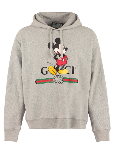 Mikina Gucci Disney Mickey Mouse x Hoodie Šedá | 604218XJB681093