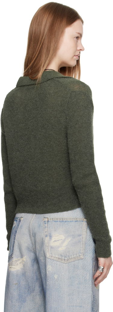 Sveter OUR LEGACY Our Legacy Mazzy Polo Cardigan Zelené | W4253MM, 2