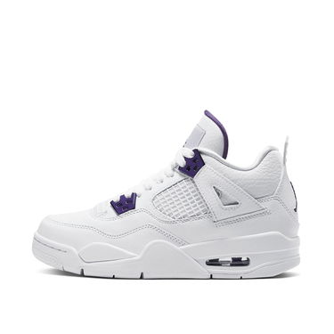 Tenisky a topánky Jordan Air Jordan 4 Retro ''Purple Metallic'' GS Biela | 408452-115, 4