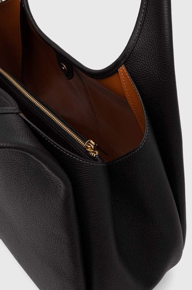 Kabelka Coach Coach Leather Shoulder Bag Čierna | CM544, 4