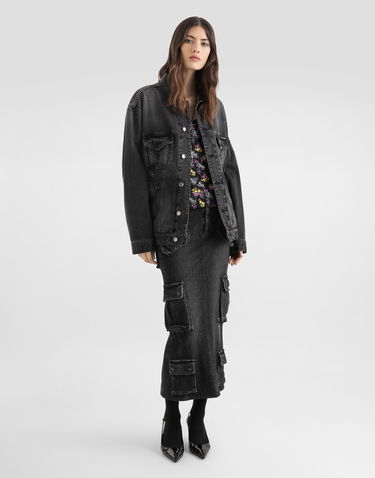 Bunda Dolce & Gabbana Distressed Denim Jacket Čierna | F9U38DG8KO6S9001, 1