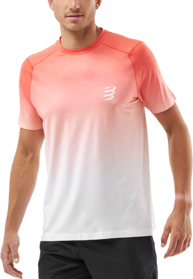 Tričko Compressport Compressport Performance Short Sleeve T-Shirt Oranžová | atsm4923090, 0
