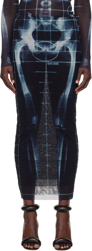 Šaty Jean Paul Gaultier Jean Paul Gaultier 'The Squeletor' Maxi Skirt Čierna | 25/33-F-JU144-T580-005956, 0