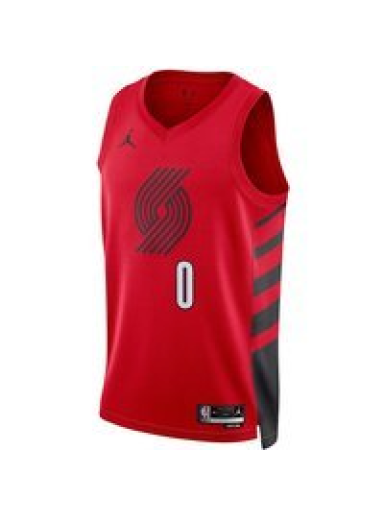 Dres Jordan Dri-FIT NBA Portland Trail Blazers Statement Edition Swingman Jersey Červená | DO9541-657