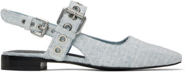 Oblečenie rag & bone Rag & Bone Moto Astra Slingback Slippers Modrá | WFF25SF1013CO13, 0