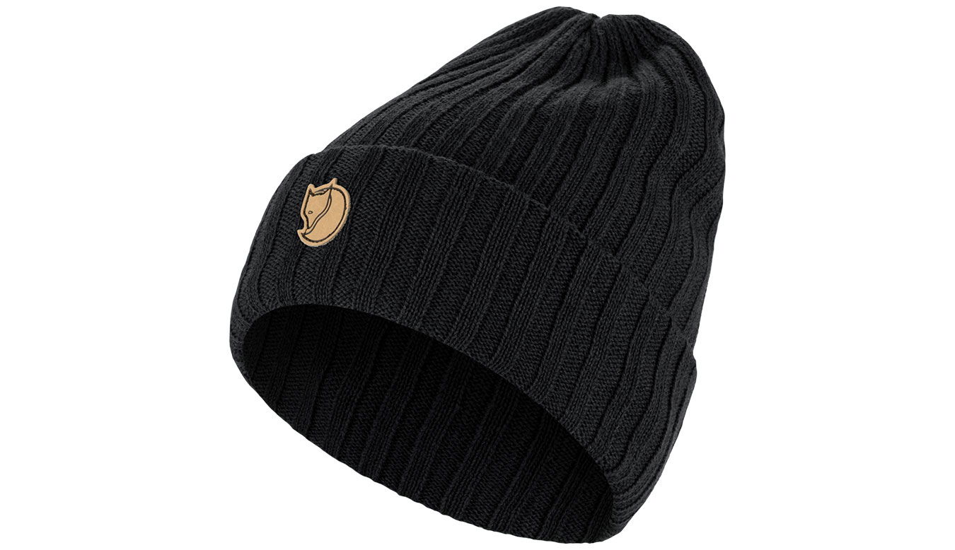 Kulicha FJÄLLRÄVEN Byron Ribbed Knit Beanie Čierna | F77388-550, 1
