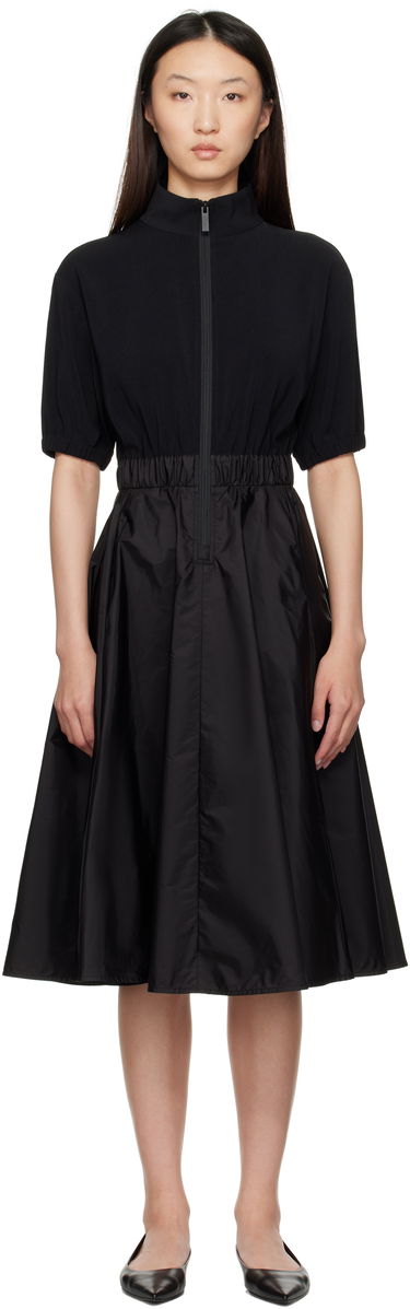 Šaty Moncler Moncler Taffeta Skirt Midi Dress Čierna | K20932G00013596WF, 0