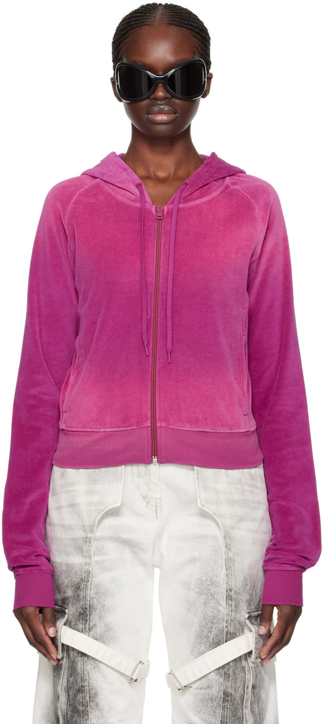 Mikina Acne Studios Embossed Hoodie Ružová | AI0154-, 0