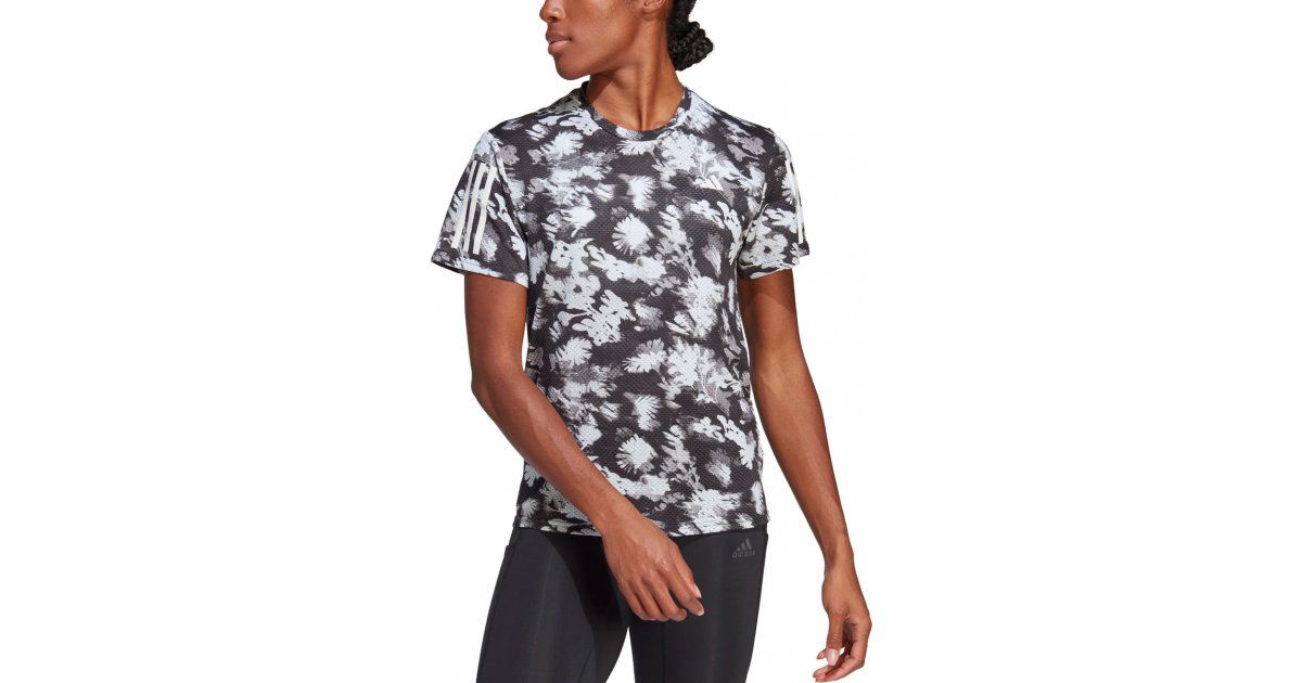 Tričko adidas Originals Tee Own the Run Cooler Šedá | hr9966, 1