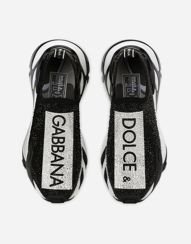 Tenisky a topánky Dolce & Gabbana Fast With Fusible Rhinestones Čierna | CK2172AJ67389690, 3