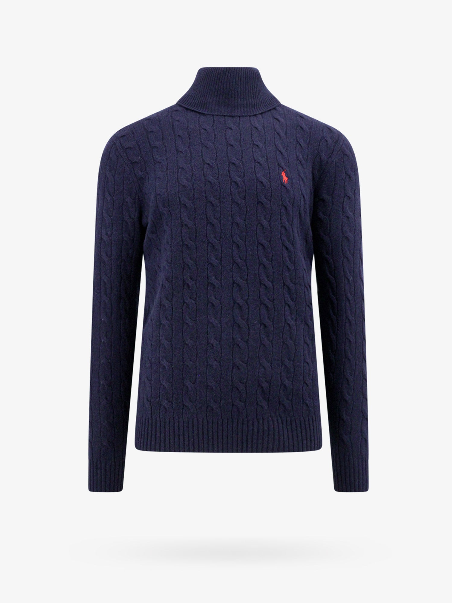 Sveter Polo by Ralph Lauren Turtleneck Cable-Knit Modrá | 710876836005, 0