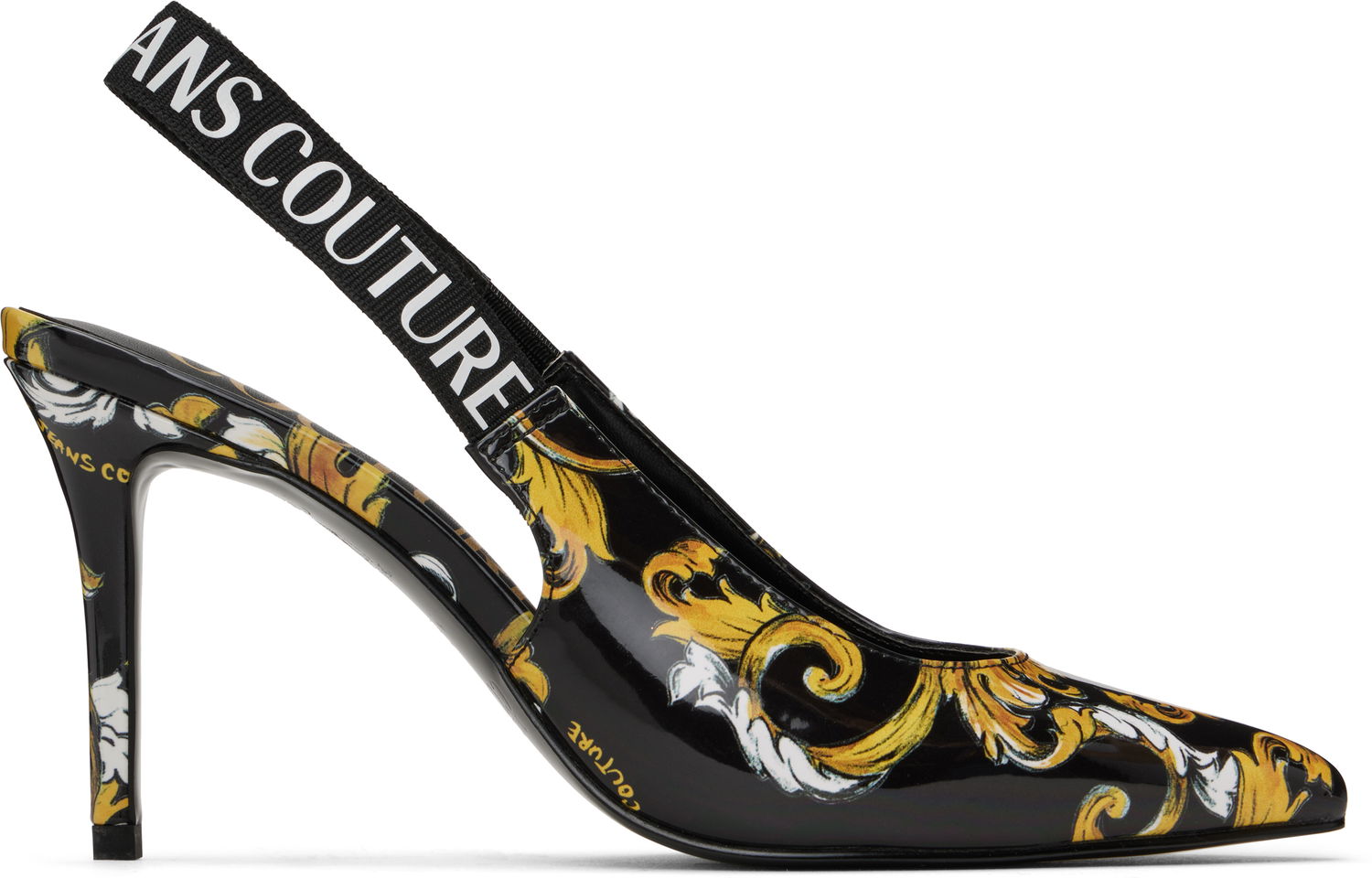 Tenisky a topánky Versace Versace Jeans Couture Chain Couture Scarlett Slingback Heels Čierna | E78VA3S52_EZS366, 0