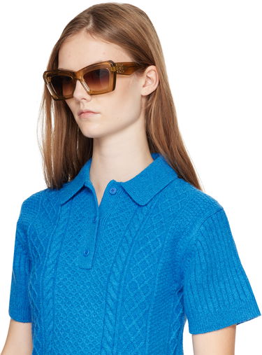 Slnečné okuliare Loewe Beveled Cat-Eye Sunglasses Žltá | LW40145IW5296F 192337241437, 3