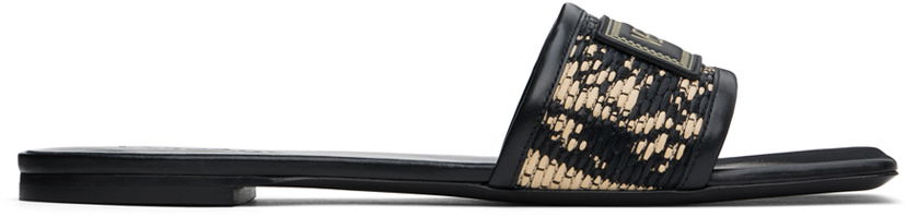Doplnky Versace Versace Logo Patch Slides Čierna | 1016941_1A12026_6X600