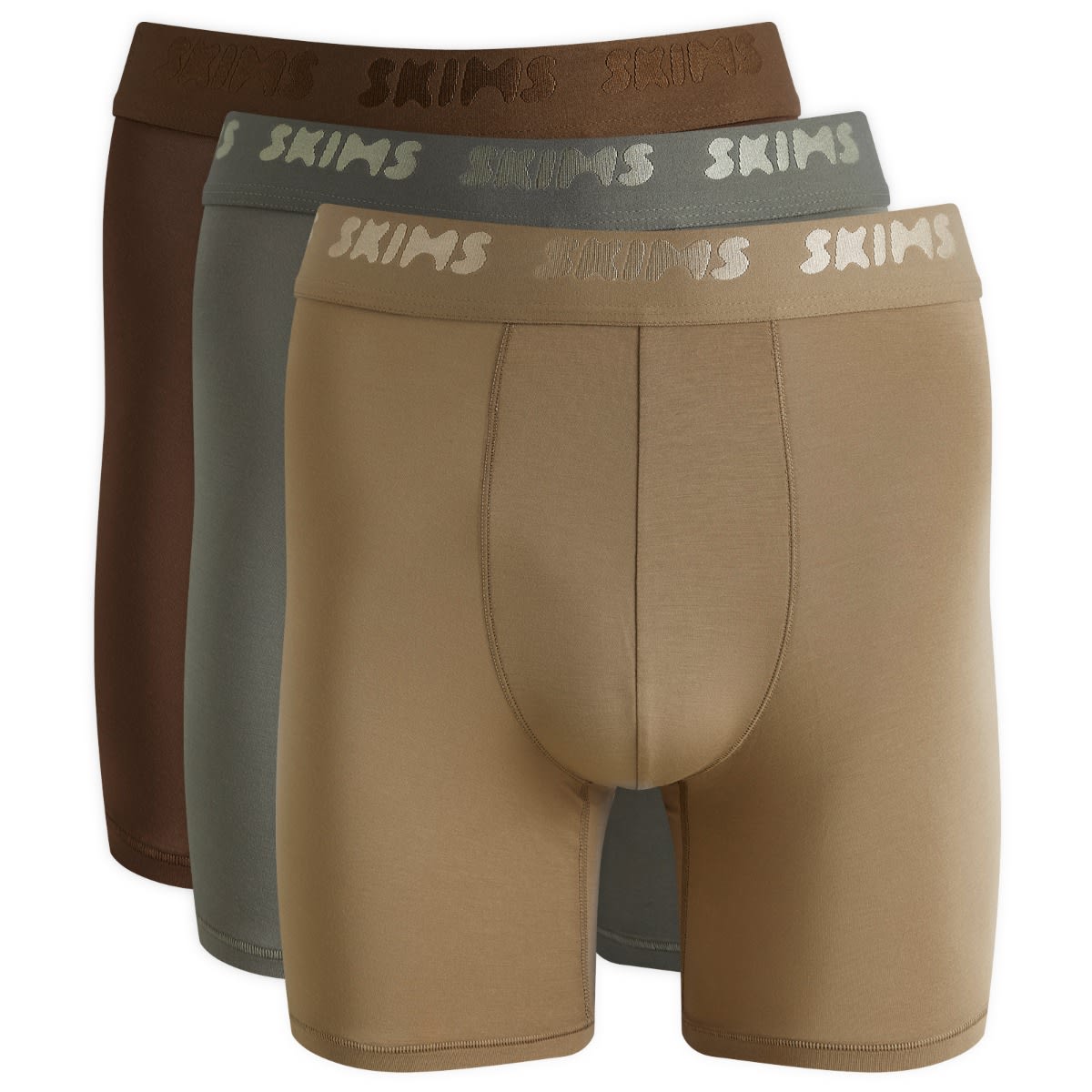 Boxerky SKIMS Stretch Boxer Briefs 5" - 3-Pack Rôznofarebný | BO-BBR-5630M-DS, 0