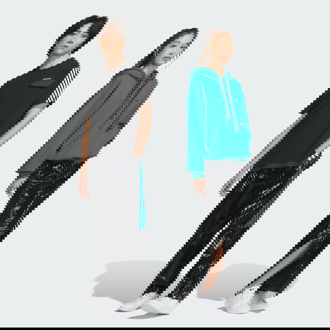 Nohavice a džínsy adidas Originals Song for the Mute Shiny Joggers (Gender Neutral) Čierna | IY9516, 1