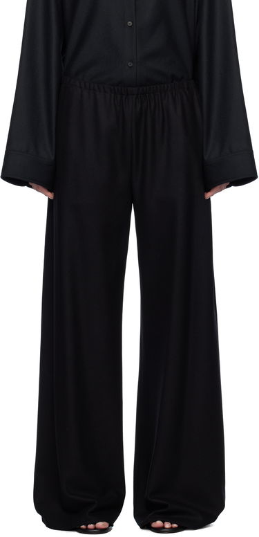 Nohavice The Row The Row Gala Wide-Leg Trousers Čierna | 1766-W3301, 0