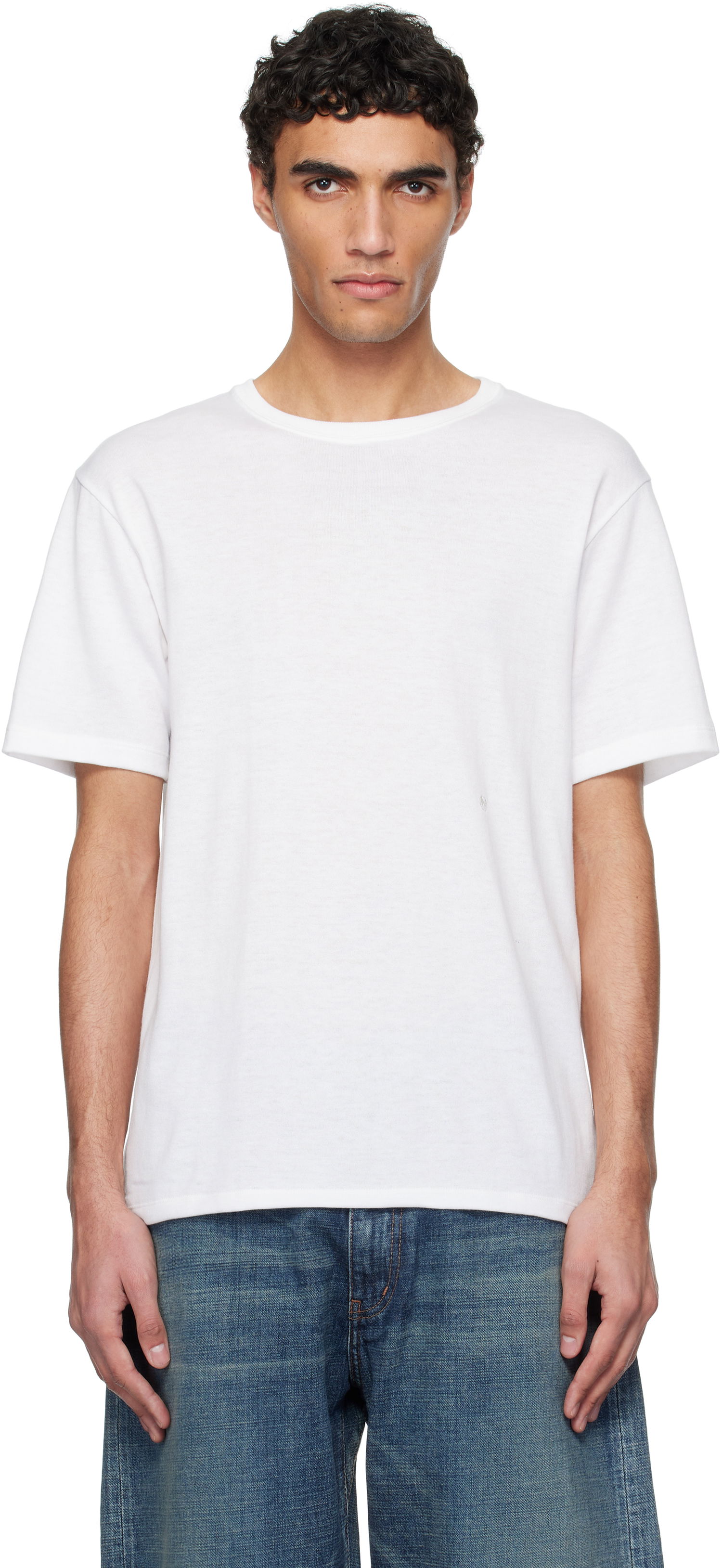 Tričko NANAMICA Nanamica Loopwheel COOLMAX Jersey T-Shirt Biela | S25SI115U, 0