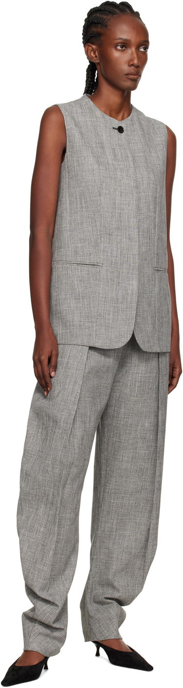 Vesta LANVIN Lanvin Button Vest Šedá | RW-JA0018-5293-E25, 3