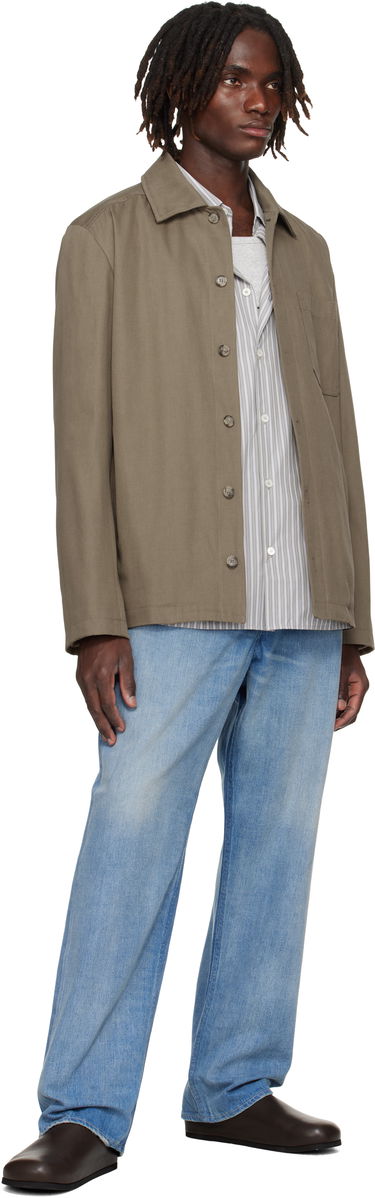 Bunda A.P.C. A.P.C. Jeffray Button-Up Jacket Zelené | COFCO-H02991, 3