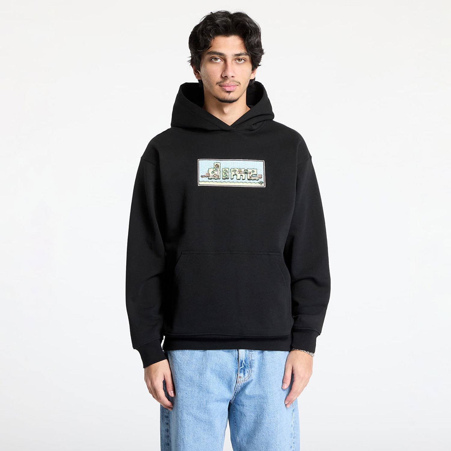 Mikina Dime DIME World Hoodie Čierna | DIMEHO2445BLK, 0
