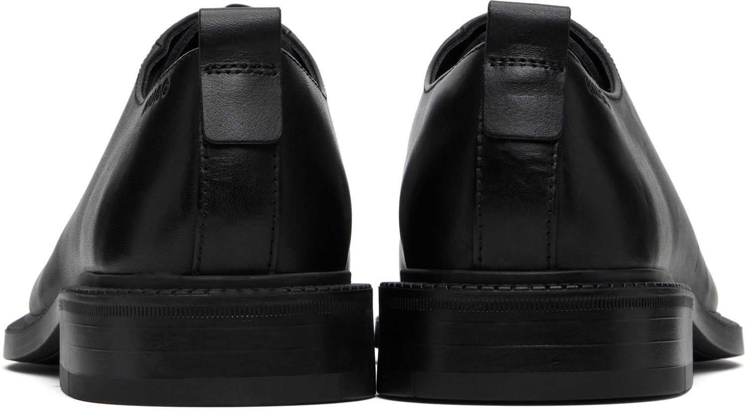 Tenisky a topánky BOSS Hugo Logo Detail Leather Derbys Čierna | 50552580, 1
