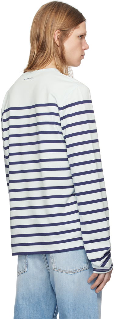Tričko Acne Studios Acne Studios Striped Long Sleeve T-Shirt Modrá | CL0306-, 2