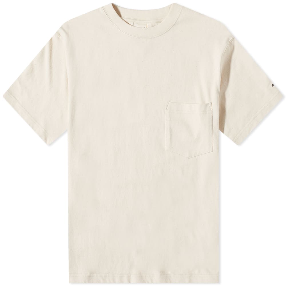 Tričko Snow Peak Recycled Cotton Heavy Tee Béžová | TS-22SU401-EC, 0