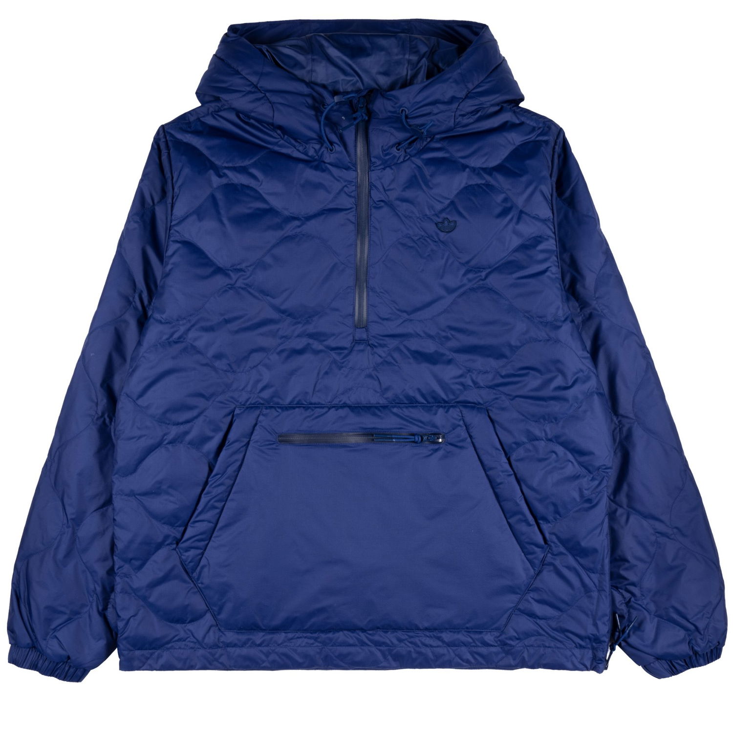Prešívaná bunda adidas Originals Down Quilted Half-Zip Puffer Jacket Navy | h13589, 0